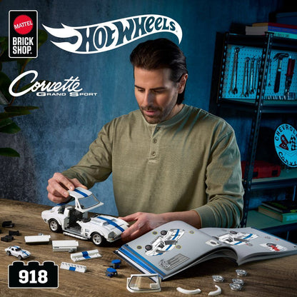 Elite Corvette Grand Sport Hot Wheels Construction Set
