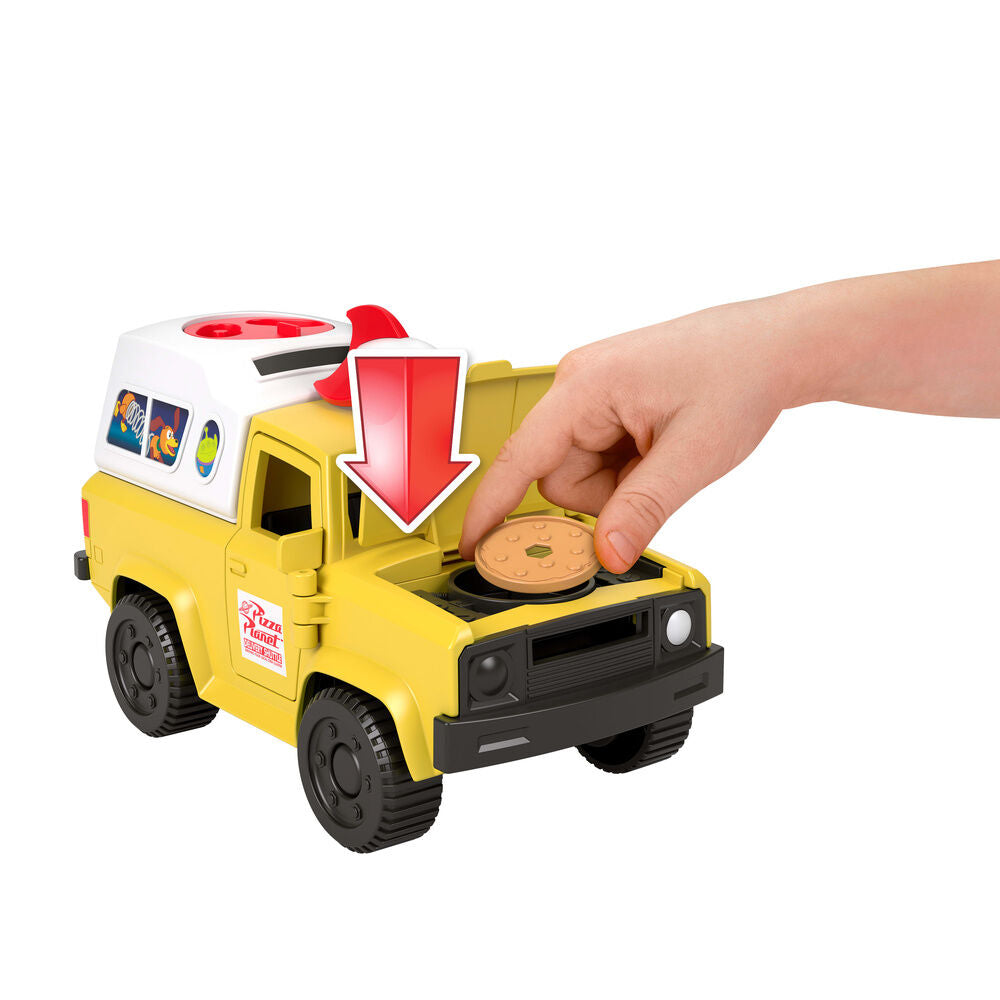 Camion Pizza Planet + figurines Buzz l'Éclair et Alien de Toy Story Disney Pixar Imaginext