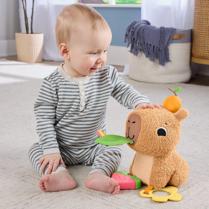 Peluche capybara pour stimuler et jouer