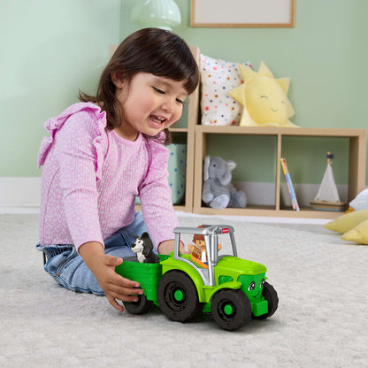 Trator de empurrar e brincar da Little People Collector
