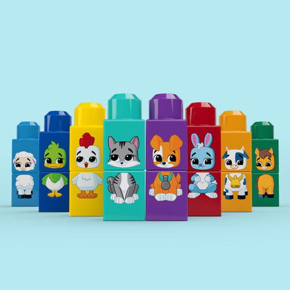 MEGA Bloks 30 piece Stacking Animal Tractor