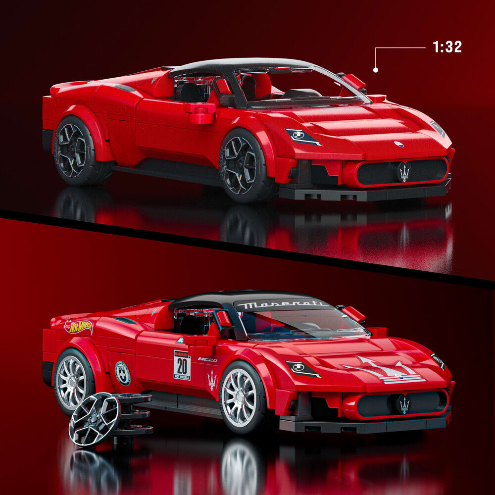 Maserati MC20 Hot Wheels Speed ​​Construction Set