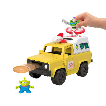 Camion Pizza Planet + figurines Buzz l'Éclair et Alien de Toy Story Disney Pixar Imaginext