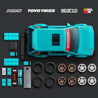 Speed ​​Construction Set HONDA Civic Hot Wheels