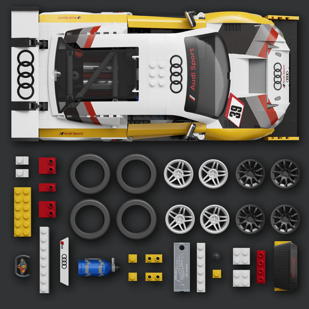 Set di costruzioni Elite Audi R8 LMS Hot Wheels