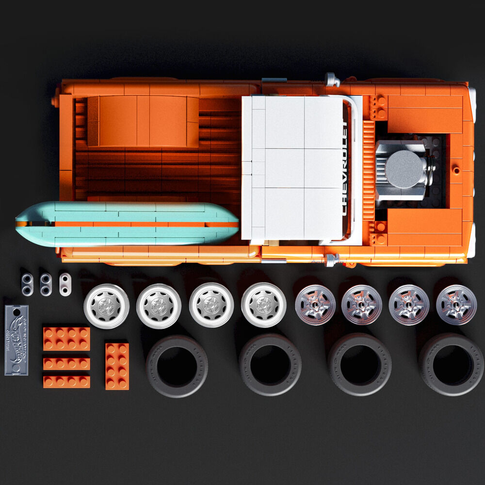 Conjunto de construção Elite 62 Chevy Pickup Hot Wheels