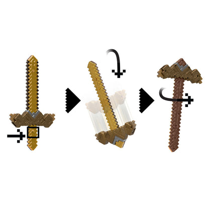 Espada Picareta Transformável Minecraft