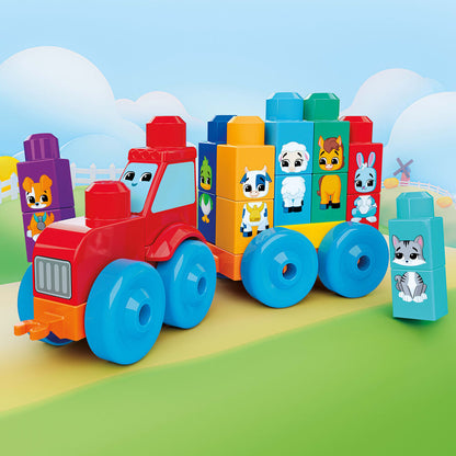 MEGA Bloks 30 piece Stacking Animal Tractor