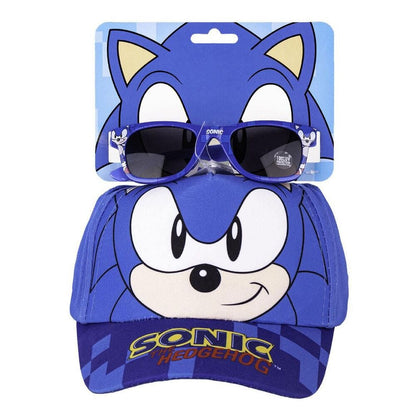 Sonic the Hedgehog cap and sunglasses set