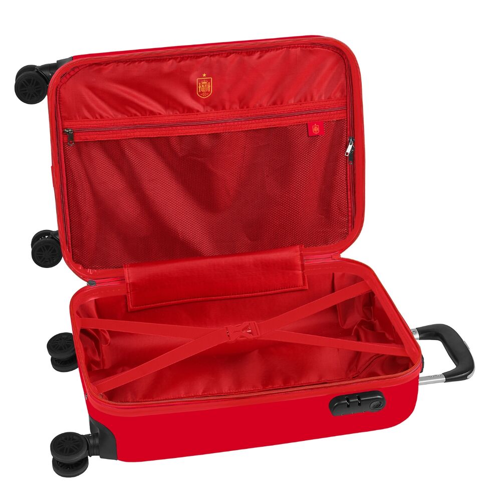 Valigia trolley in ABS della nazionale spagnola di calcio 55 cm