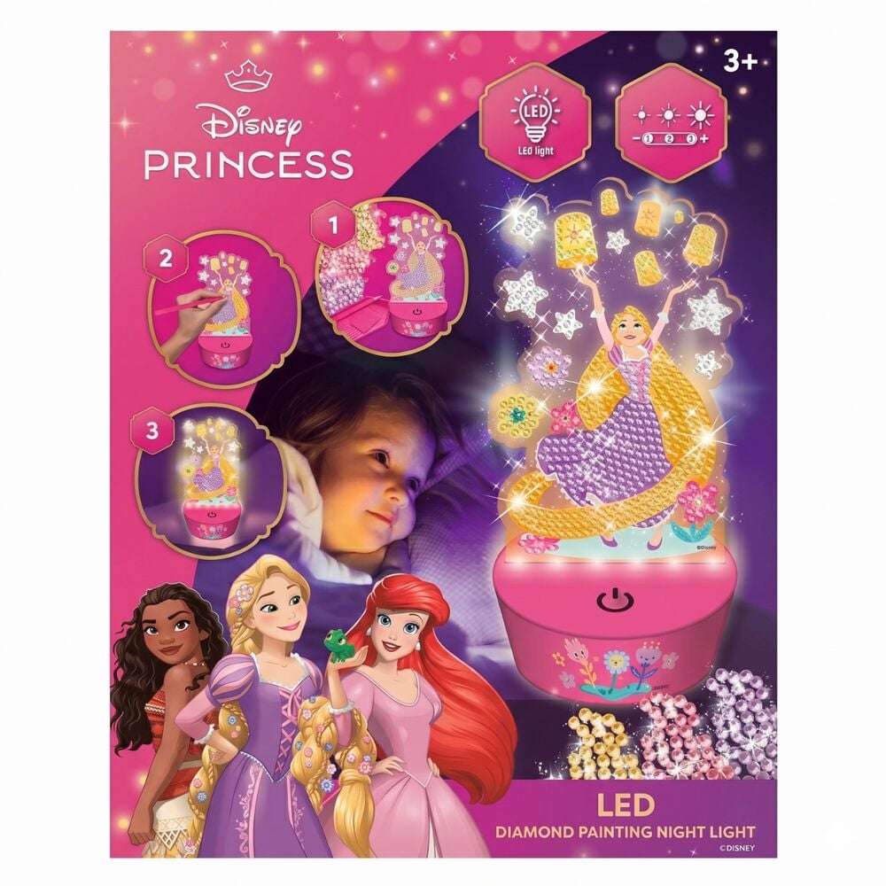 Figure to paint LED light Disney Princesses