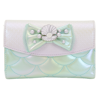 iridescent pearl disney little mermaid loungefly wallet