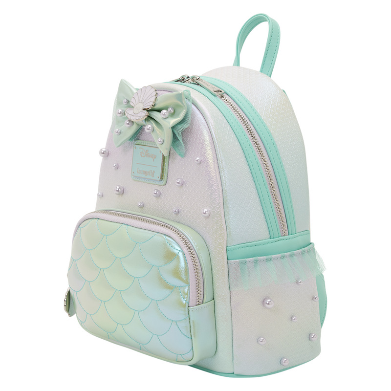 Sac à dos nacré irisé La Petite Sirène Disney Loungefly 26 cm