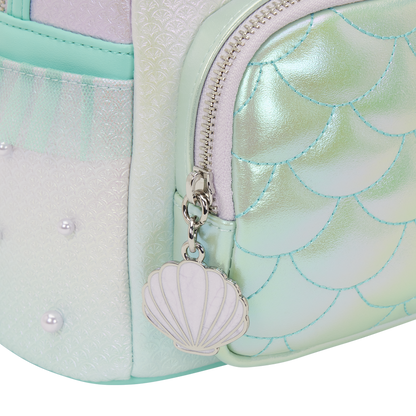 Sac à dos nacré irisé La Petite Sirène Disney Loungefly 26 cm