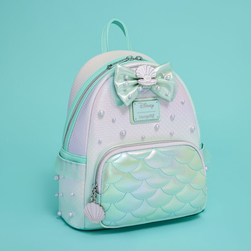 Sac à dos nacré irisé La Petite Sirène Disney Loungefly 26 cm