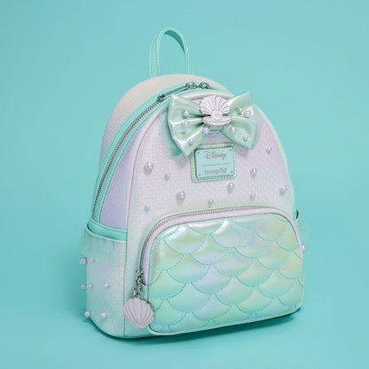 Sac à dos nacré irisé La Petite Sirène Disney Loungefly 26 cm