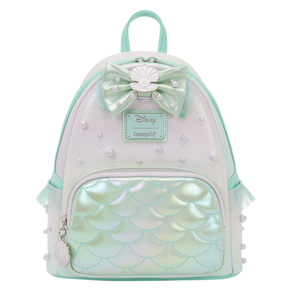 iridescent pearl backpack the little mermaid disney loungefly 26cm