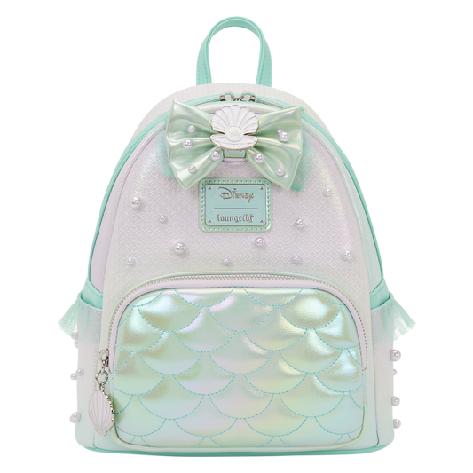iridescent pearl backpack the little mermaid disney loungefly 26cm