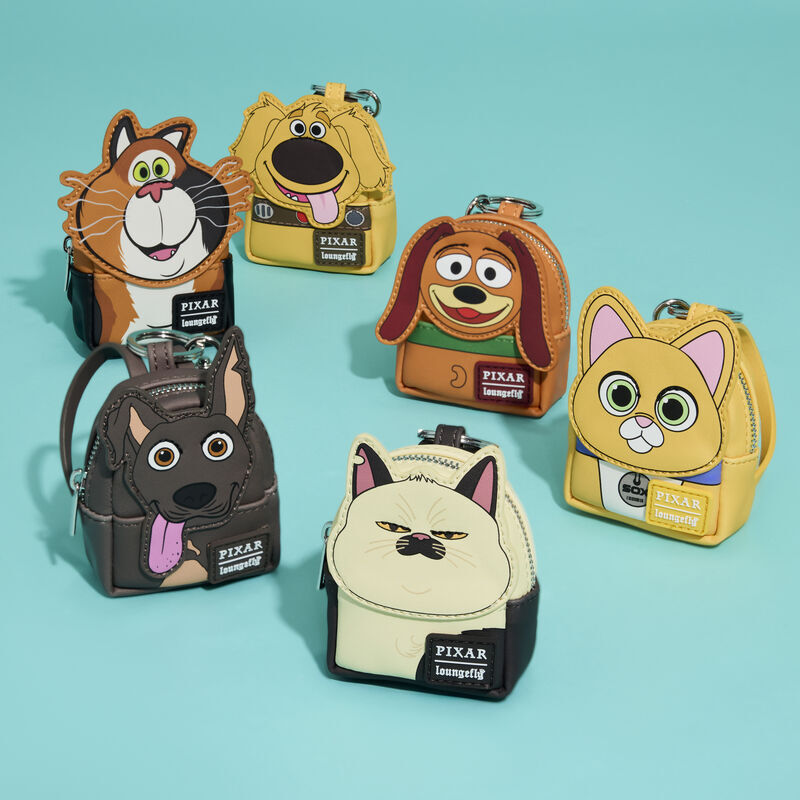 Mystery Dogs & Cats Disney Pixar Loungefly mini backpack keychain