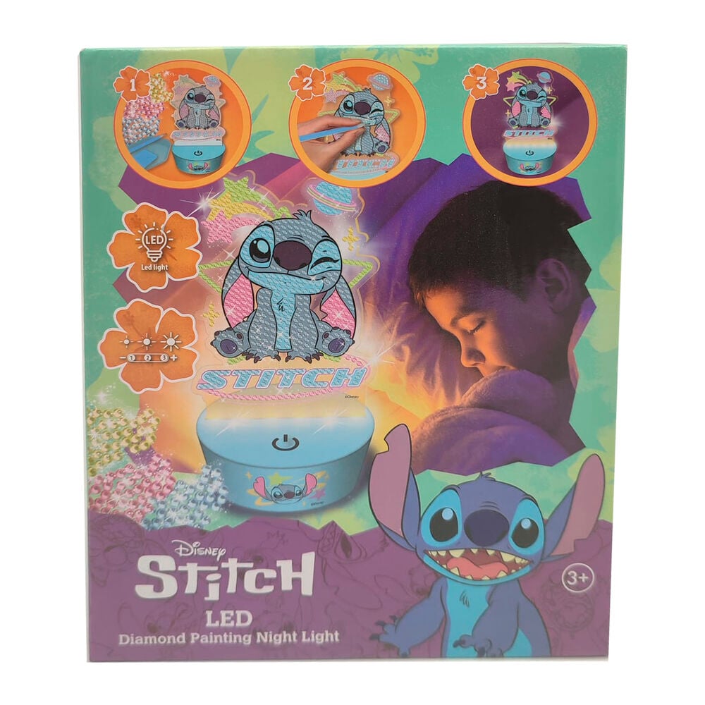 Figure to paint LED light Stitch Disney