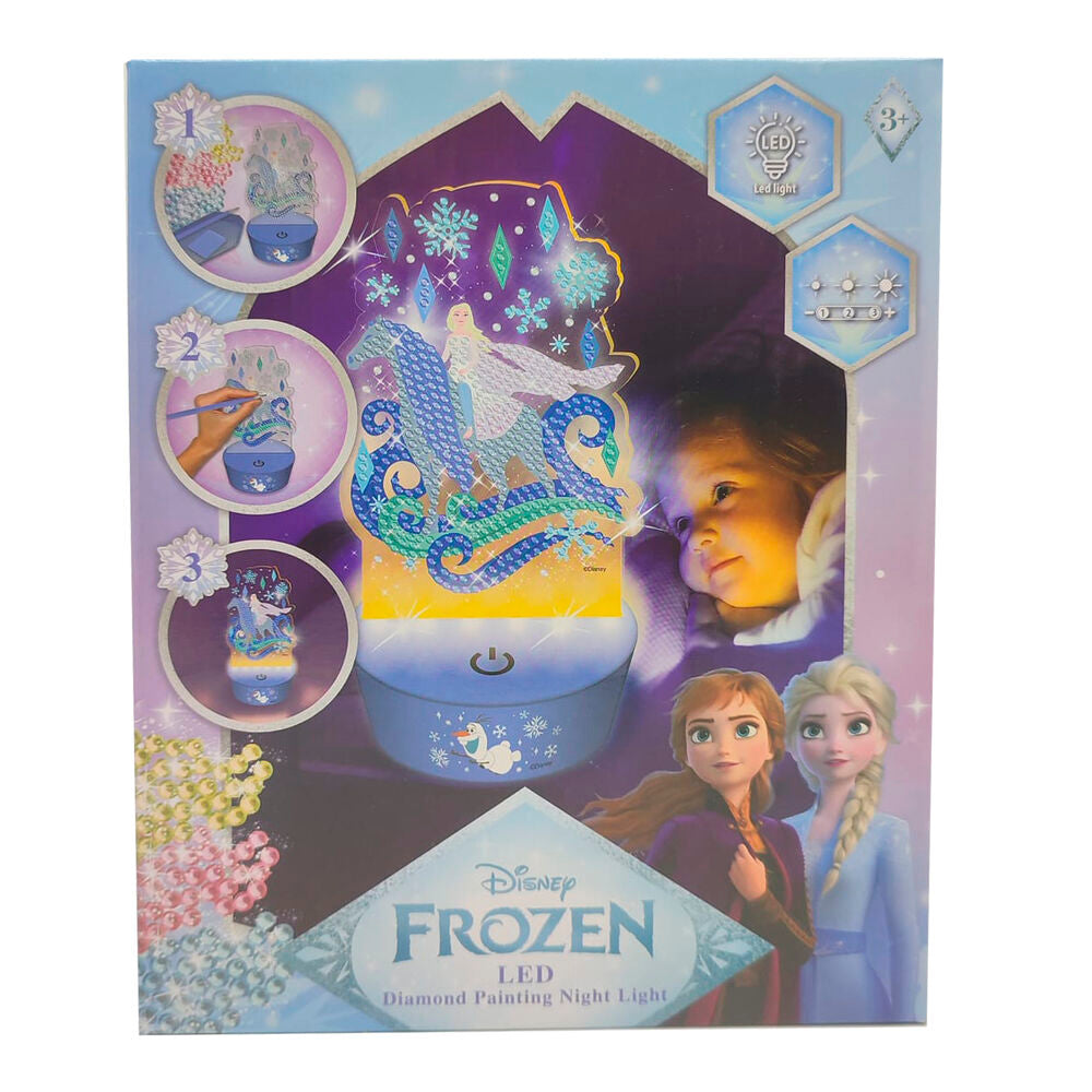 figure to paint led light frozen disney
