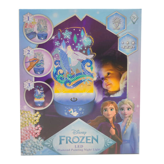 figure to paint led light frozen disney