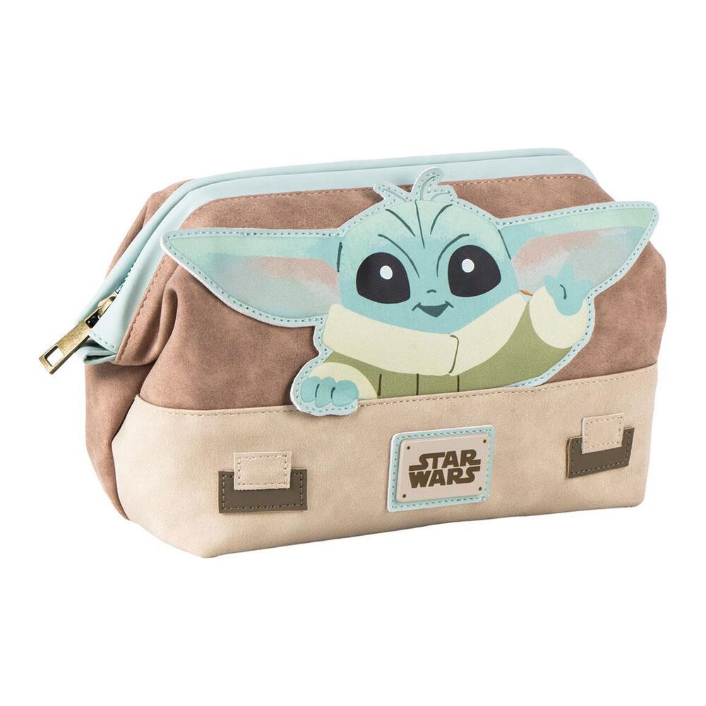 grogu the mandalorian star wars travel toiletry bag
