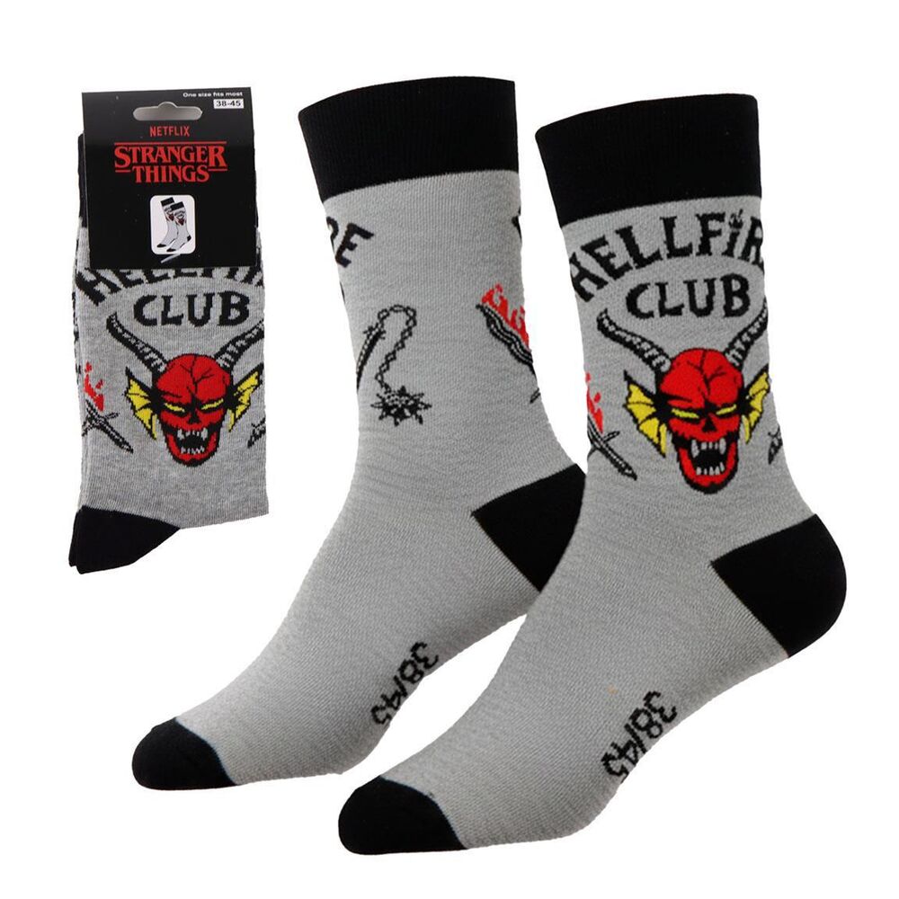 Hellfire Club Stranger Things Adult Socks