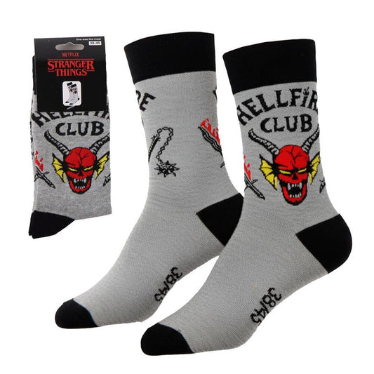 Hellfire Club Stranger Things Adult Socks