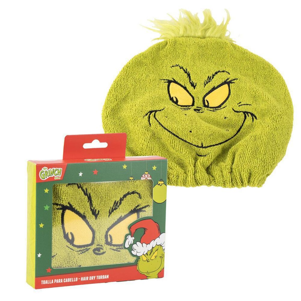 the grinch hair towel