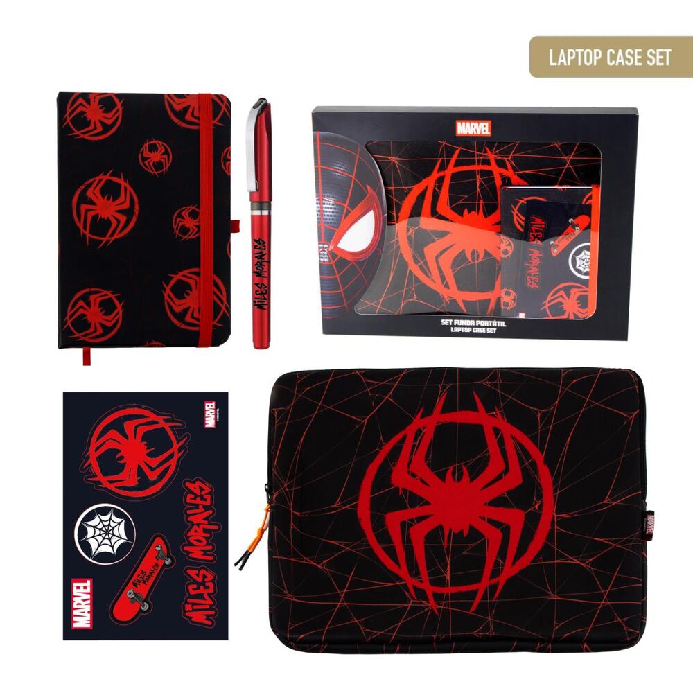 marvel spiderman case gift set