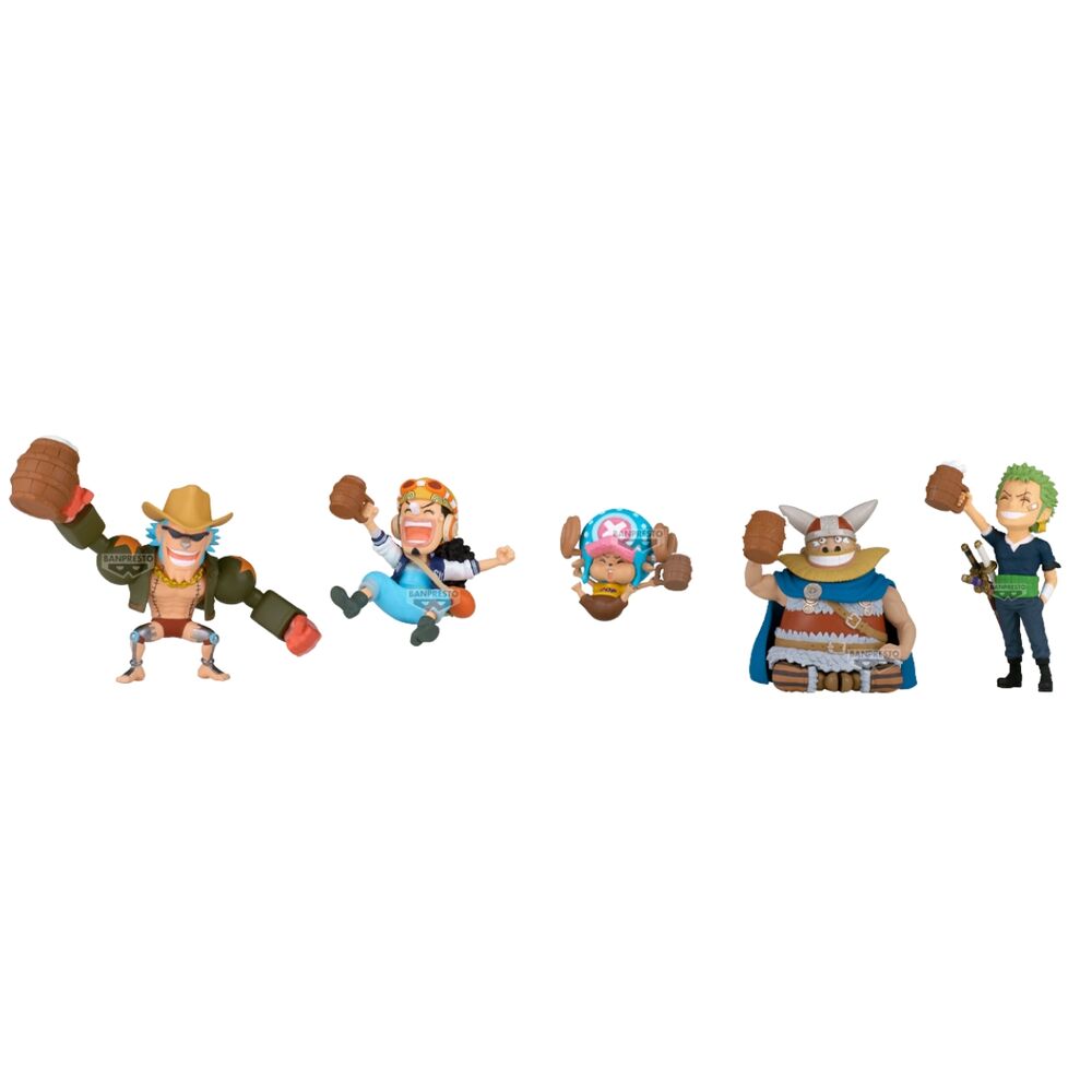 world collectable figure banquet 2 one piece characters 7cm assorted