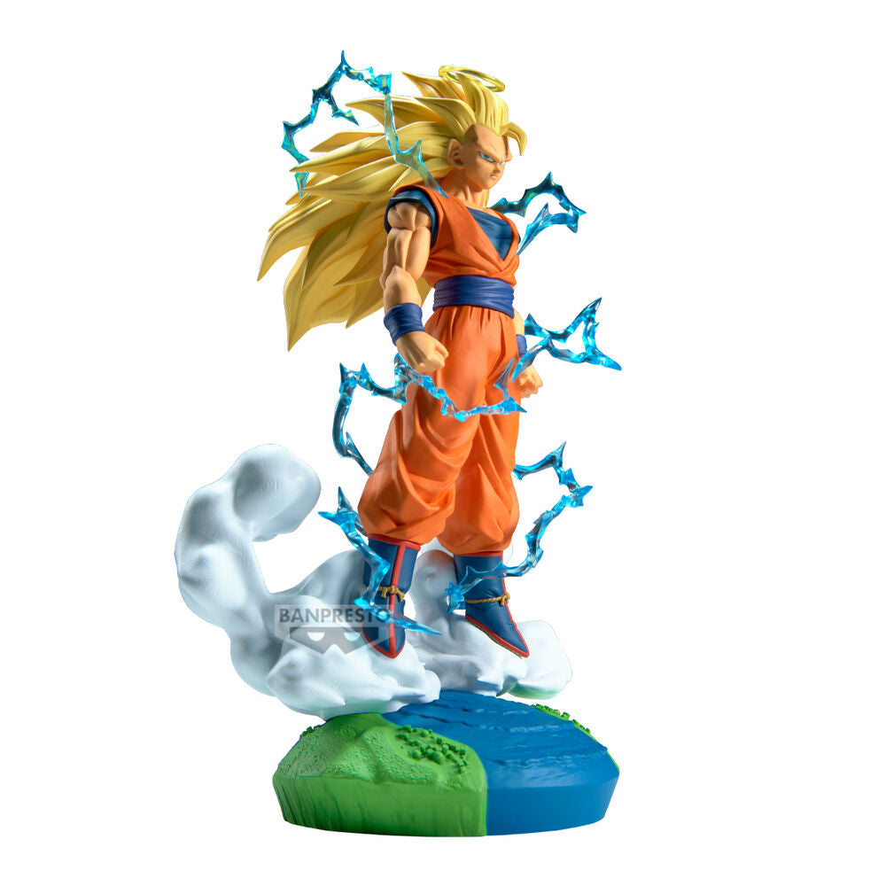 figure super saiyan 3 son goku history box dragon ball z 18cm