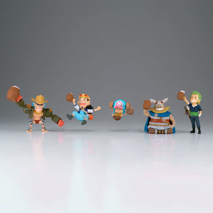Kolekcjonerska figurka z serii World Banquet 2 postacie z One Piece 7 cm różne kolory