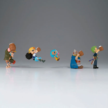 Kolekcjonerska figurka z serii World Banquet 2 postacie z One Piece 7 cm różne kolory