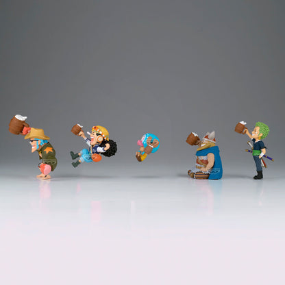 Kolekcjonerska figurka z serii World Banquet 2 postacie z One Piece 7 cm różne kolory