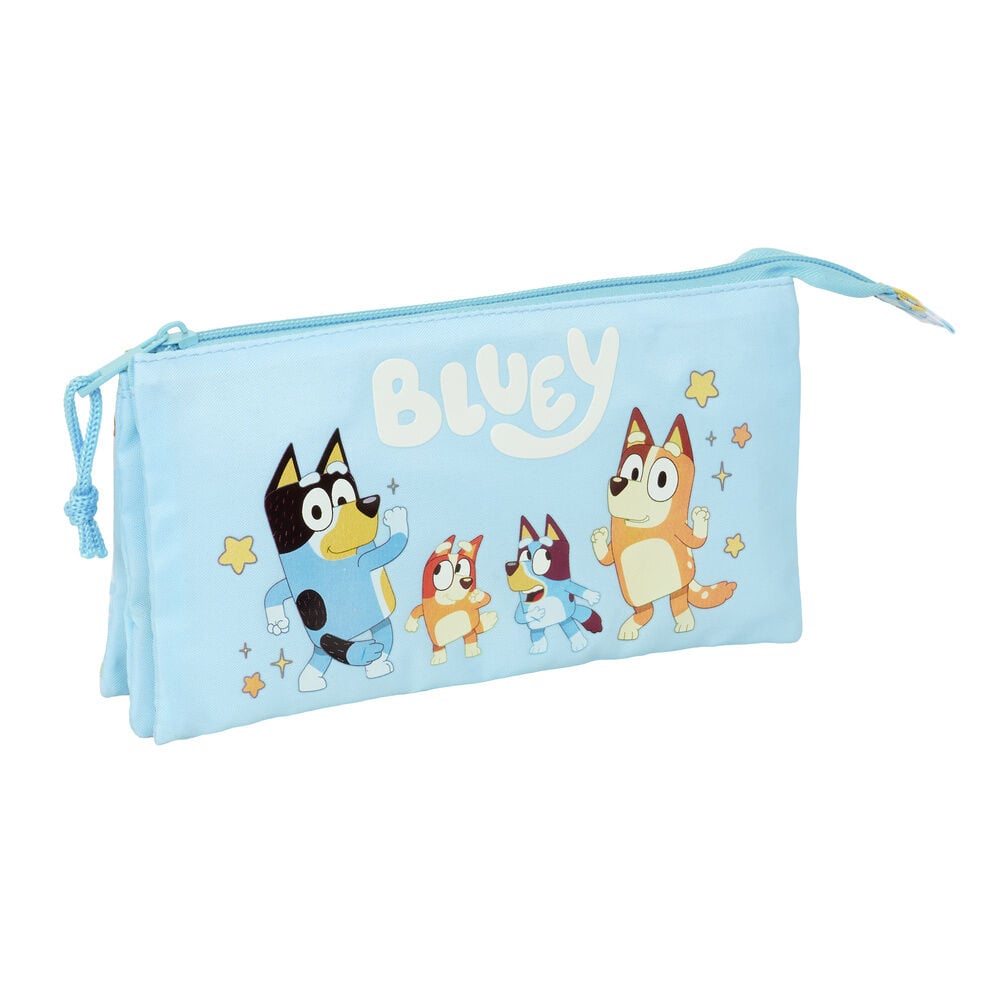 Ready Bluey Triple Pencil Case