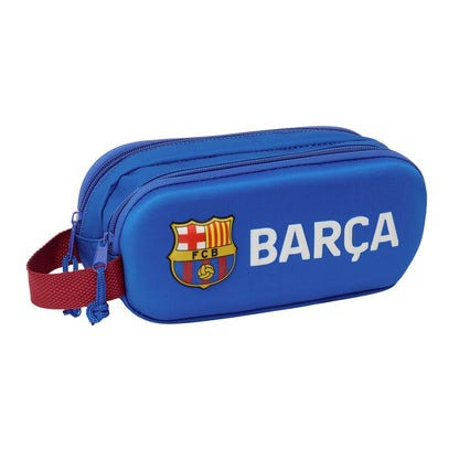 3D F.C. pencil case Barcelona double
