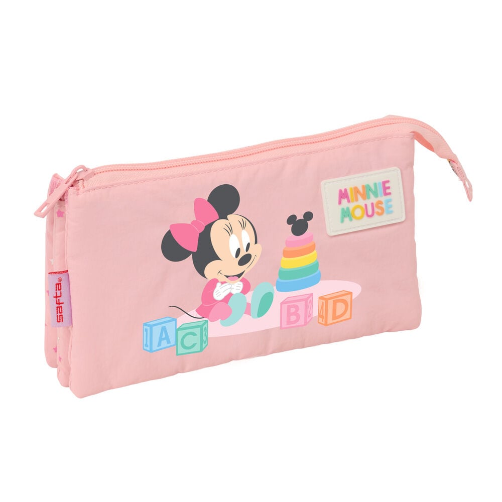 Trousse triple pour bébé Minnie Disney