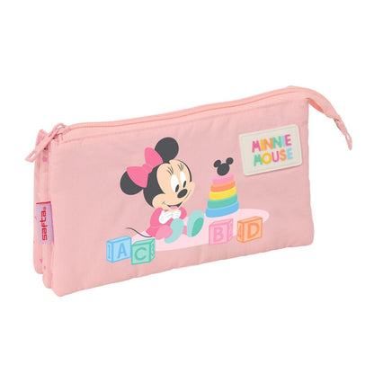 Trousse triple pour bébé Minnie Disney