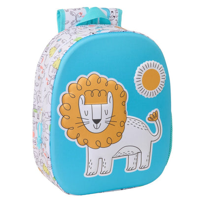 3D Lion Backpack 33cm