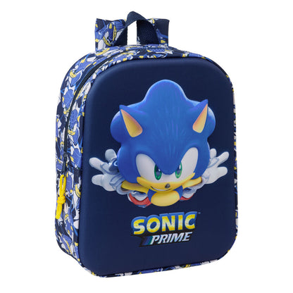 3D City Sonic Backpack 27cm