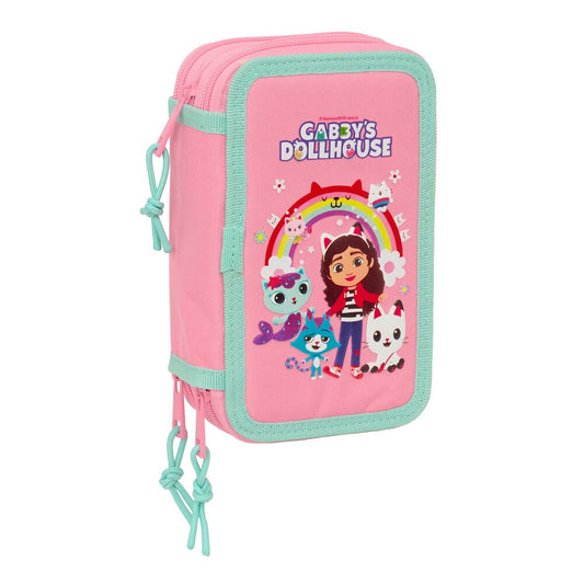 Gabby's Dollhouse Pencil Case triple 37pcs