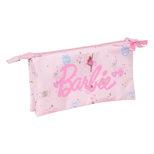 Ballet Barbie triple pencil case