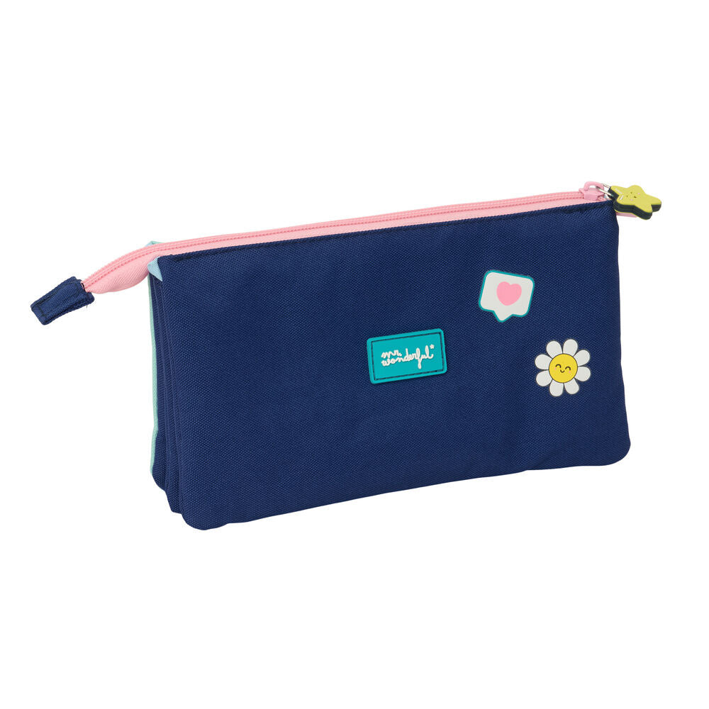 Mr. Wonderful Star Triple Pencil Case