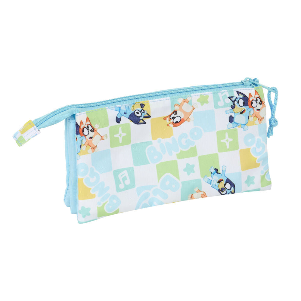 Ready Bluey Triple Pencil Case