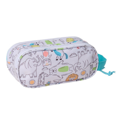 Leon 3D double pencil case