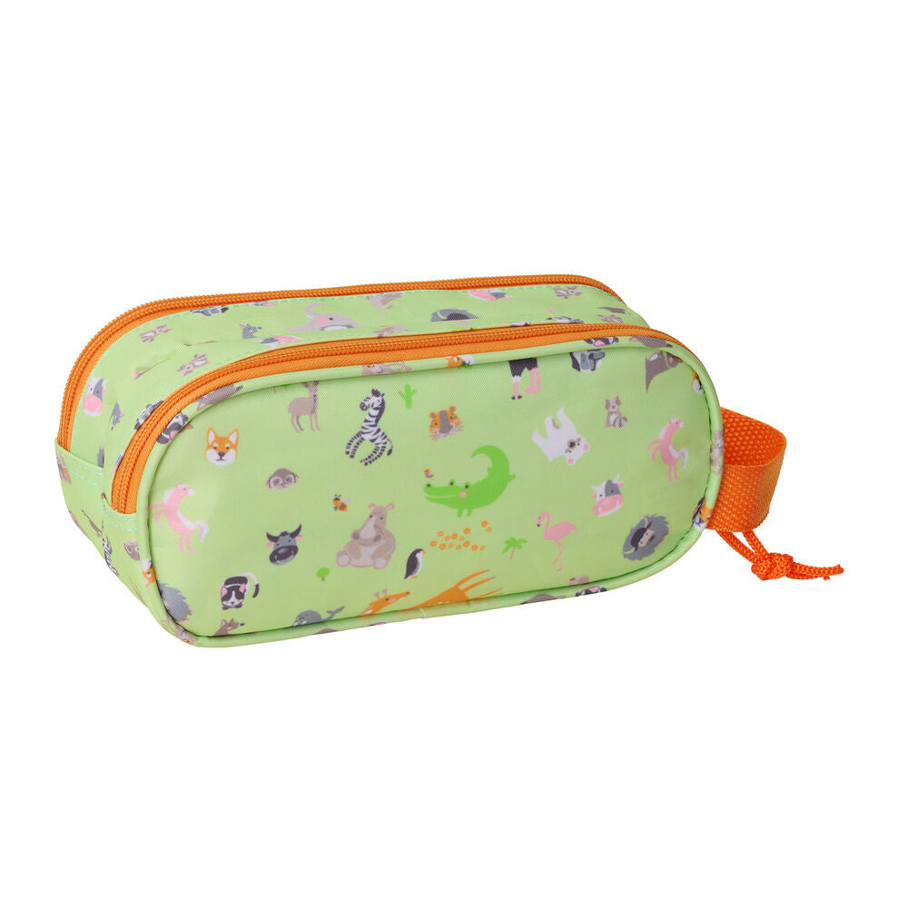 3D Tiger double pencil case