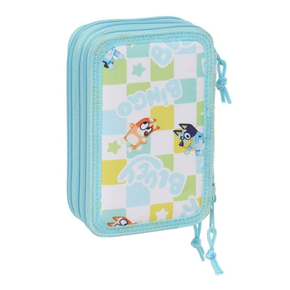 Ready Bluey triple pencil case 37pcs