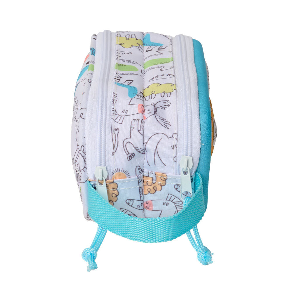 Leon 3D double pencil case